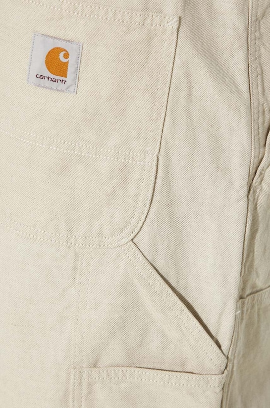 Hlače s primjesom vune Carhartt WIP Walter Double Knee Pant I033580.502 bež