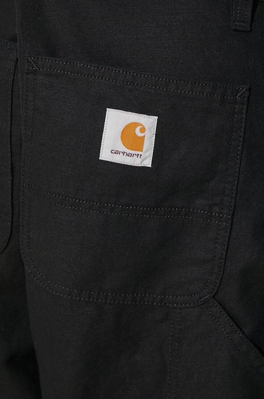 Carhartt WIP pantaloni in lino misto Walter Double Knee Pant I033580.8902 nero