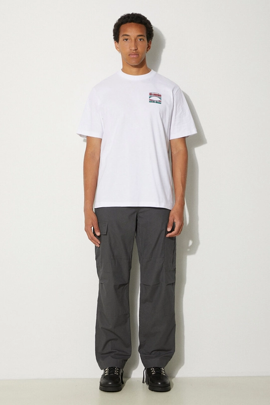 Carhartt WIP cotton trousers Regular Cargo Pant I032467.8702 gray AW24