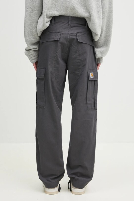Clothing Carhartt WIP cotton trousers Regular Cargo Pant I032467.8702 gray