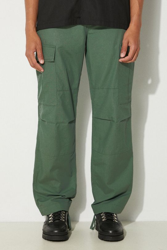 Βαμβακερό παντελόνι Carhartt WIP Regular Cargo Pant βαμβάκι πράσινο I032467.29N02