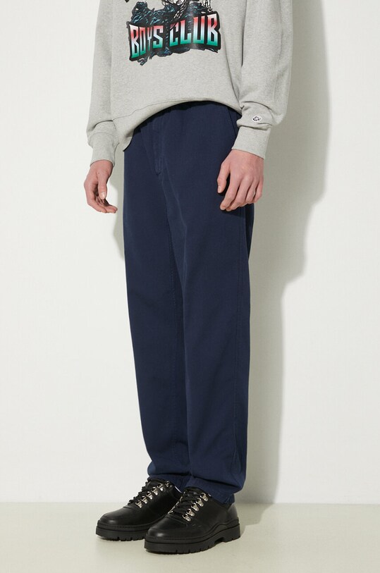 Carhartt WIP cotton trousers Flint Pant navy I029919.29LGD
