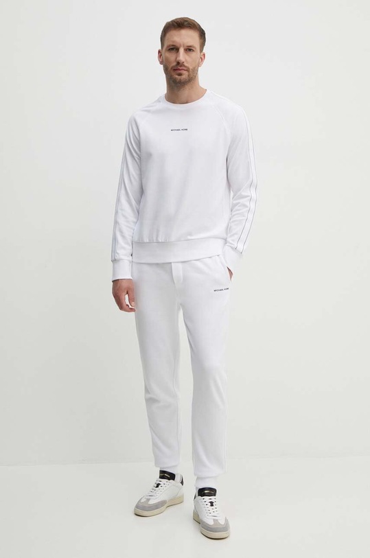 Michael Kors spodnie dresowe CT4524J5MF biały AW24