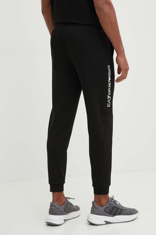 Odzież EA7 Emporio Armani spodnie dresowe bawełniane PJOGZ.6DPP57.1200 czarny