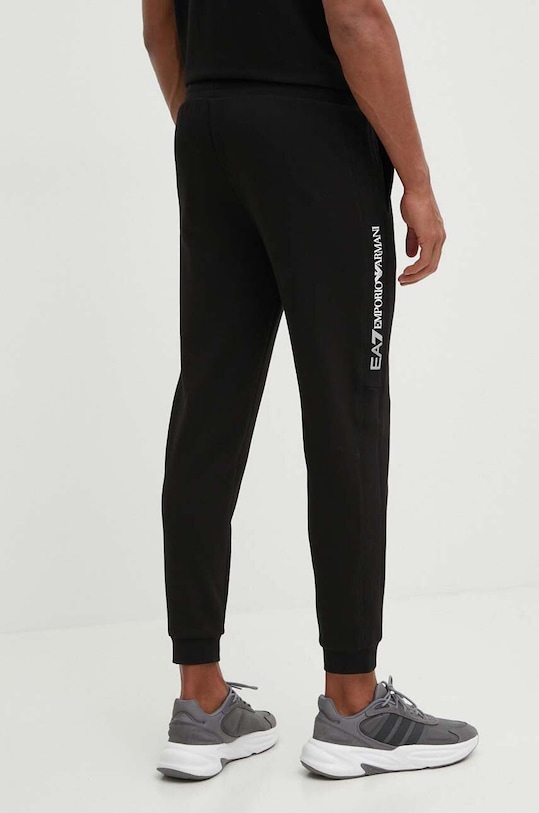 Odzież EA7 Emporio Armani spodnie dresowe bawełniane PJOGZ.6DPP57.1200 czarny