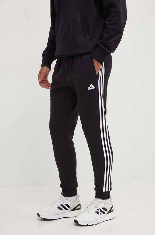 Tepláky adidas pletenina černá JJ1528