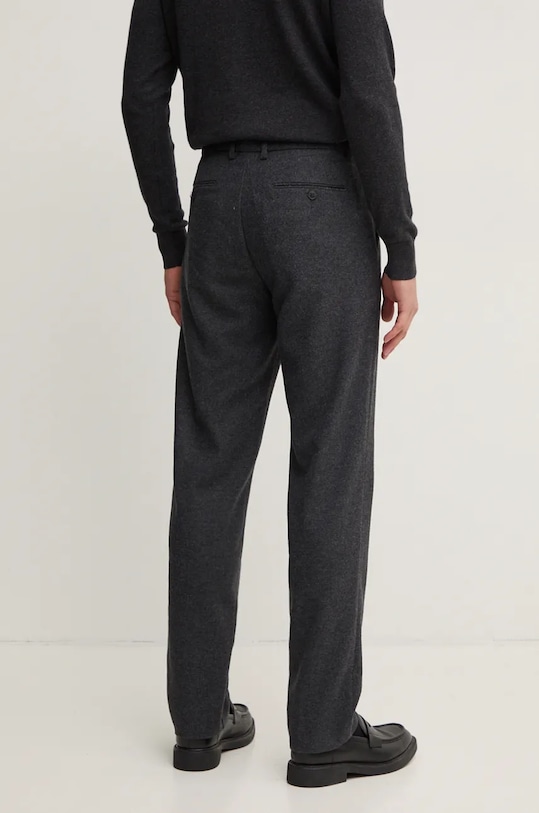 Odzież United Colors of Benetton spodnie z domieszką wełny 4NUXUF053 szary