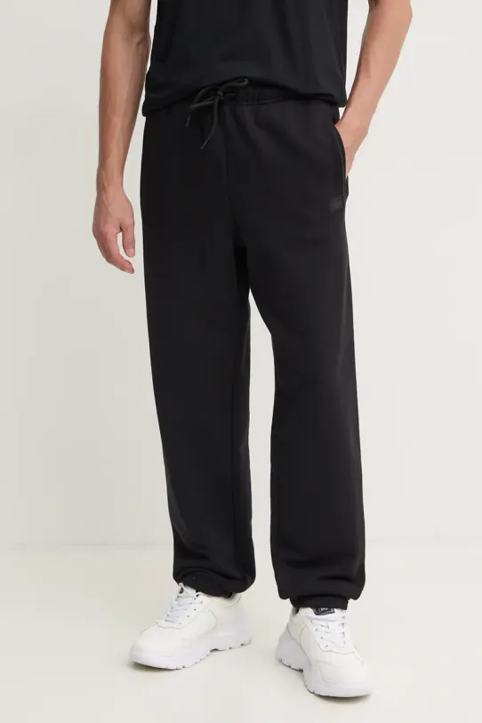 Alpha Industries pantaloni de trening tricotaj negru 146364
