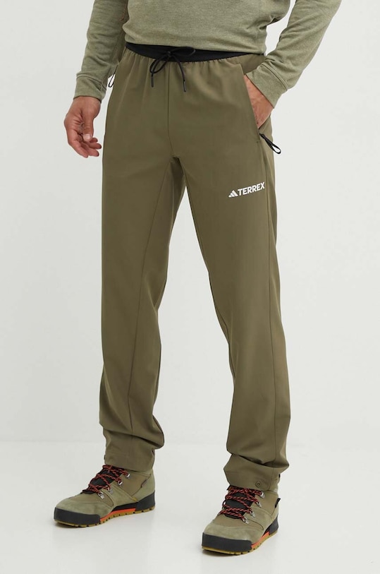 adidas TERREX spodnie outdoorowe Liteflex tkanina zielony IQ3510
