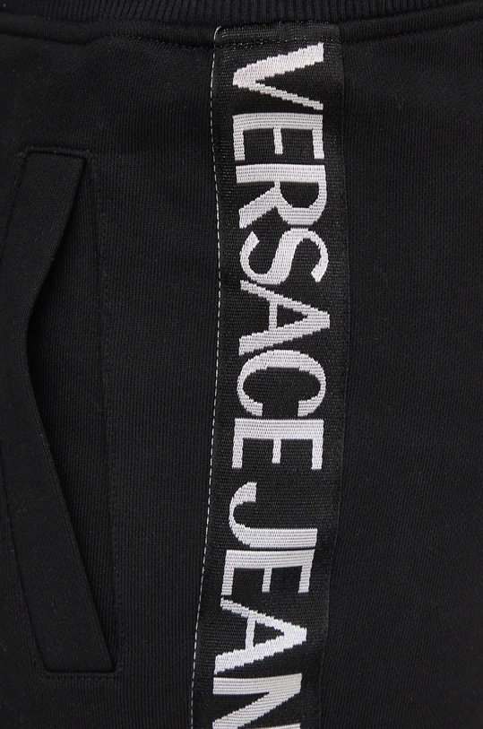 Pamučni donji dio trenirke Versace Jeans Couture crna 77GAAC02.CF02C