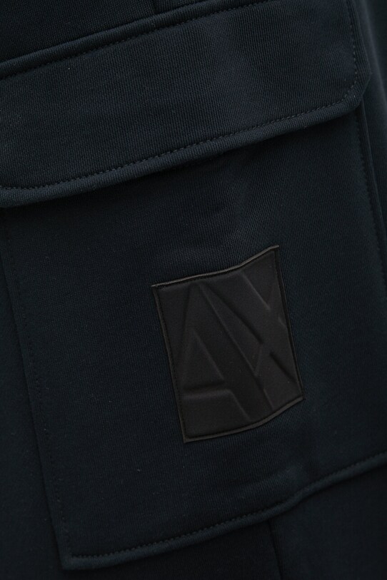 Хлопковые спортивные штаны Armani Exchange тёмно-синий 6DZPJH.ZJ4XZ