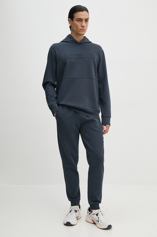 Paul&Shark spodnie dresowe 13311913 granatowy AW24