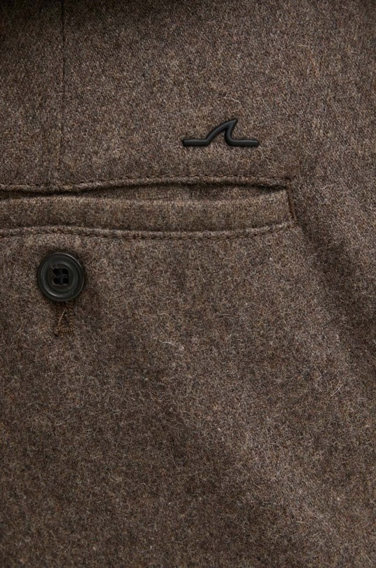 Paul&Shark pantaloni de lana maro 14314077