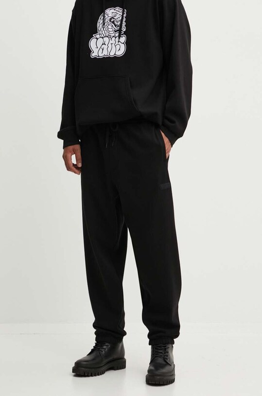 Vans spodnie dresowe dzianina czarny VN000HQ2BLK1