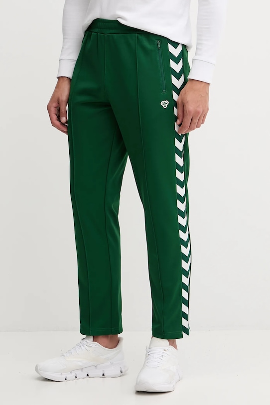 Hummel spodnie dresowe dzianina zielony 225252