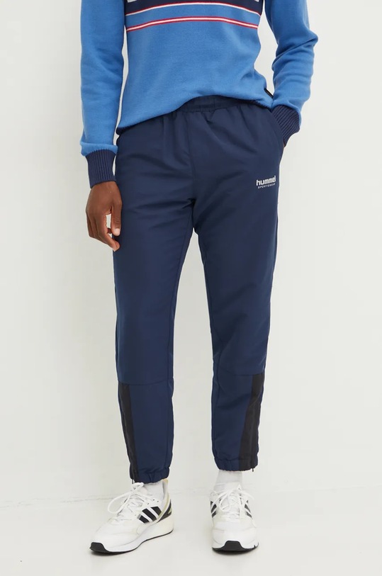 Hummel pantaloni de trening panza bleumarin 226089