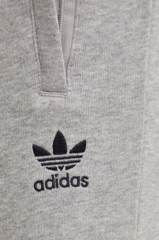 Pamučni donji dio trenirke adidas Originals siva IX7684