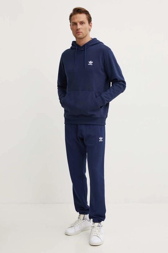 Pamučni donji dio trenirke adidas Originals IX7689 mornarsko plava AW24