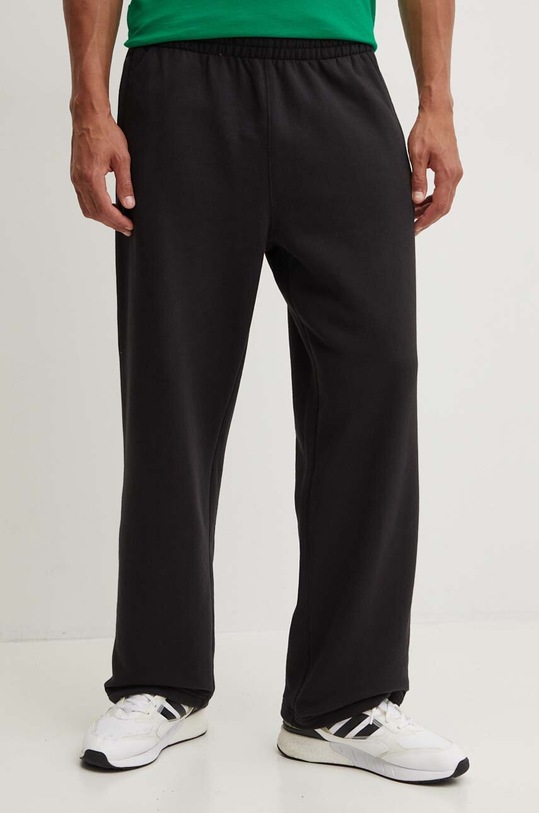 adidas Originals spodnie dresowe bawełniane bawełna czarny IY2251