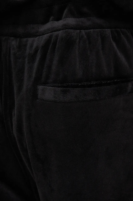 Armani Exchange spodnie dresowe welurowe czarny XM000055.AF10168