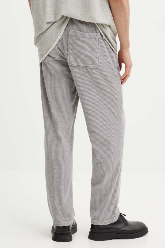Îmbrăcăminte American Vintage pantaloni de catifea cord MPADO10AH24 gri