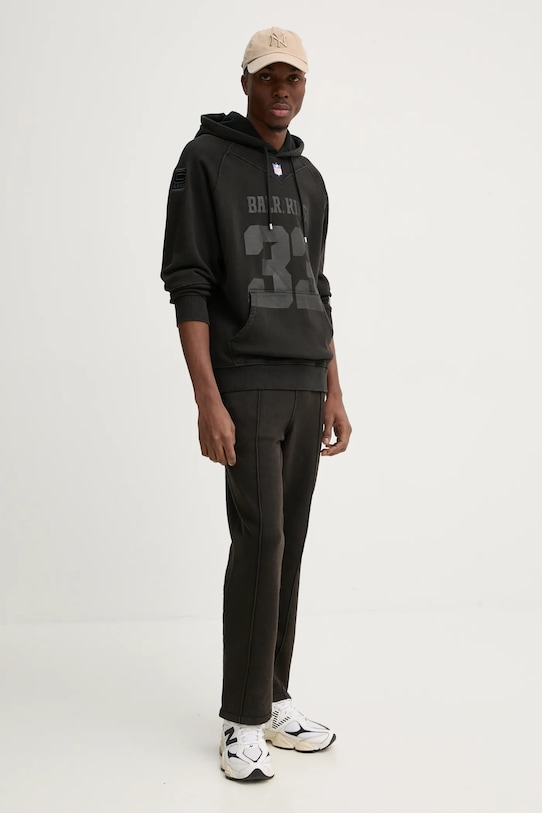 BALR. pantaloni de trening din bumbac NFL x BALR. B1411.1126 negru AW24