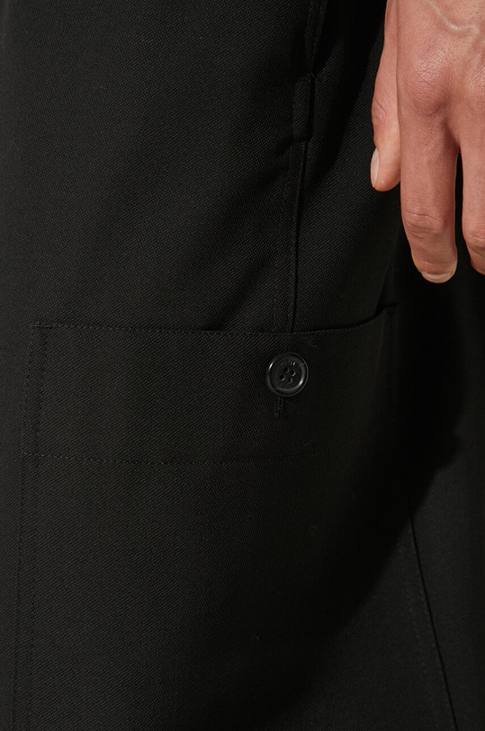 Kenzo spodnie wełniane Cargo Jogpant FE65PA5019RE.99 czarny