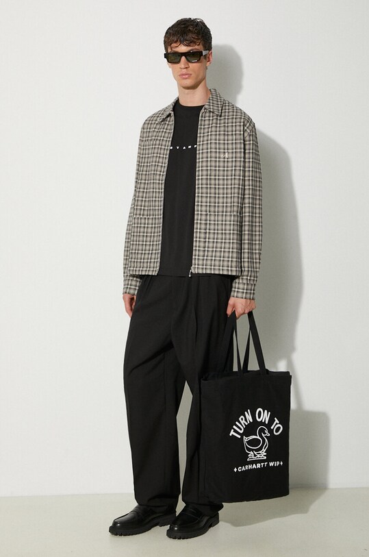 Kenzo wool trousers Pleated Tailored Pant FE65PA2149GE.99 black AW24