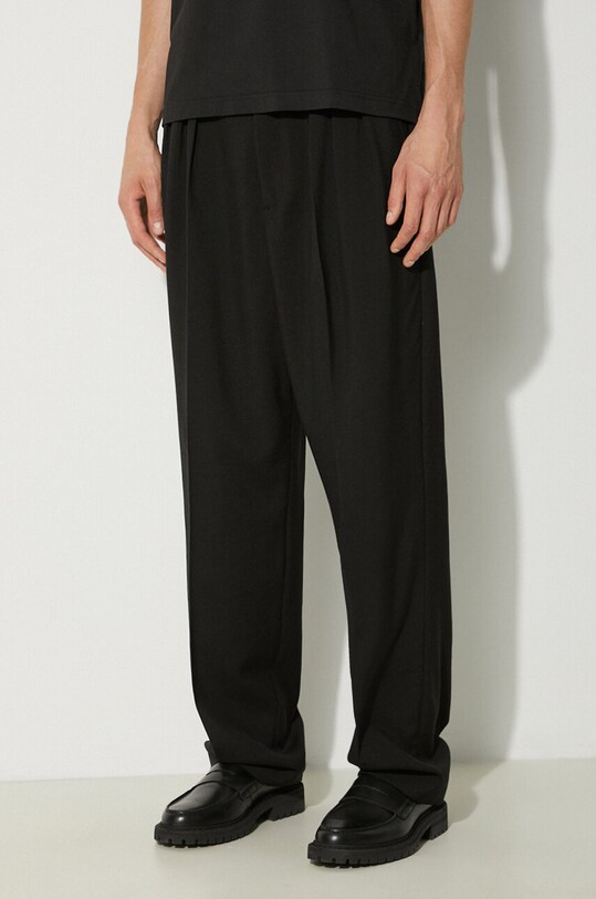Kenzo wool trousers Pleated Tailored Pant black FE65PA2149GE.99