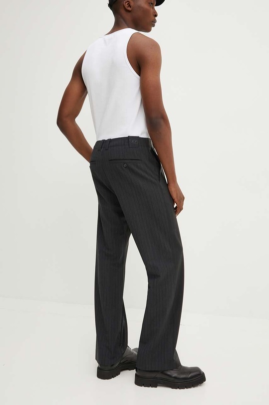 Îmbrăcăminte Diesel pantaloni din lana P-STANLEY A14146.0IPAA negru