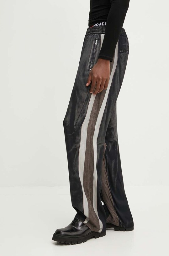 Diesel spodnie P-AFTER tkanina czarny A14236.0NMAN