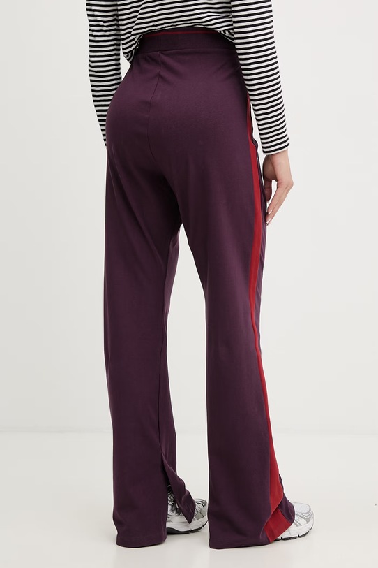 Clothing Puma T7 Classics Play Paris Flared sweatpants Women's cotton with elastane 626809 violet