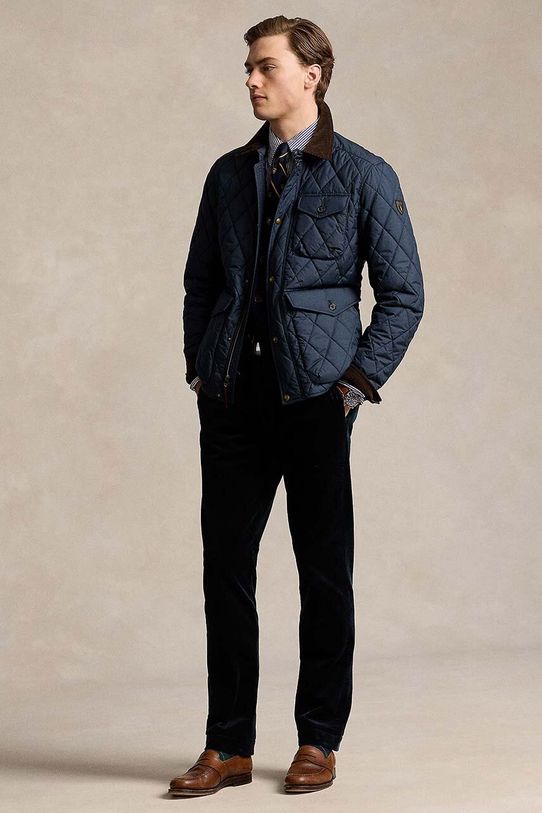 Джинсов панталон Polo Ralph Lauren памук тъмносин 710884820