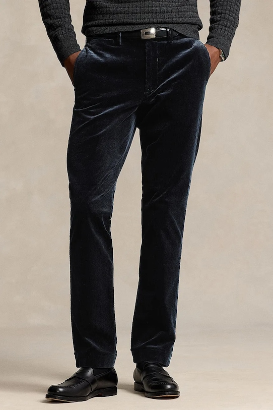 Κοτλέ παντελόνι Polo Ralph Lauren 710884820 μαύρο AW25