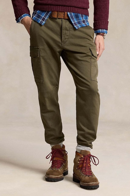 Штани Polo Ralph Lauren 710944488 зелений AW24
