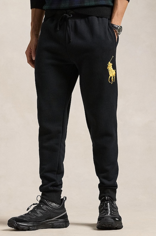 Polo Ralph Lauren spodnie dresowe 710952242 czarny AW24