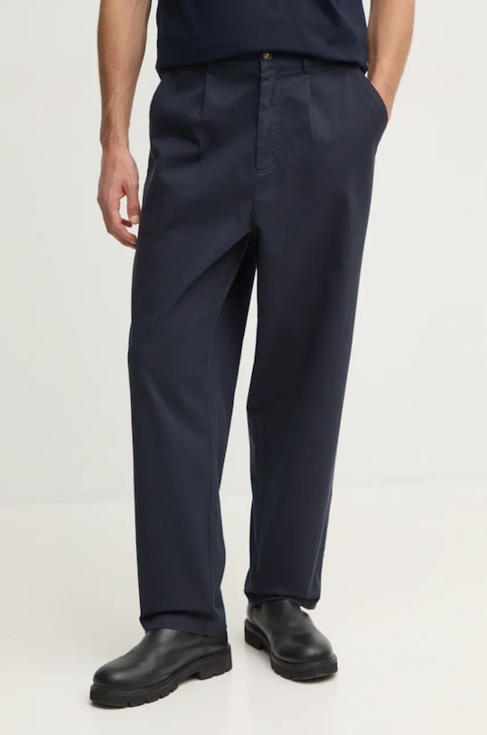 Barbour spodnie granatowy MTR0744