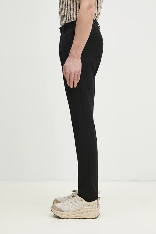 Вовняні штани Paul Smith M1R.719X.N00109 чорний AW24