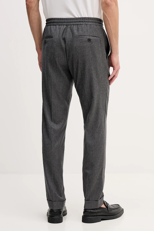 Odzież Paul Smith spodnie wełniane M1R.921T.N00109 szary