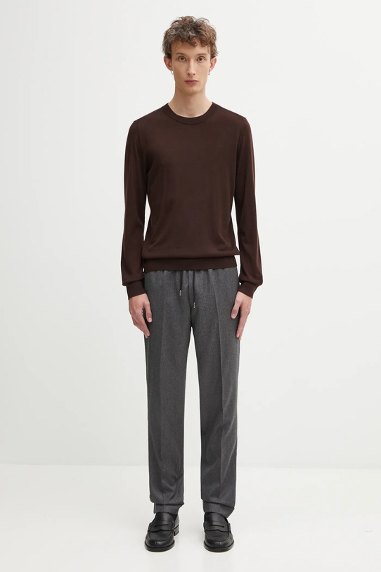 Paul Smith spodnie wełniane M1R.921T.N00109 szary