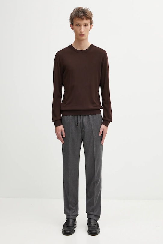 Paul Smith spodnie wełniane M1R.921T.N00109 szary