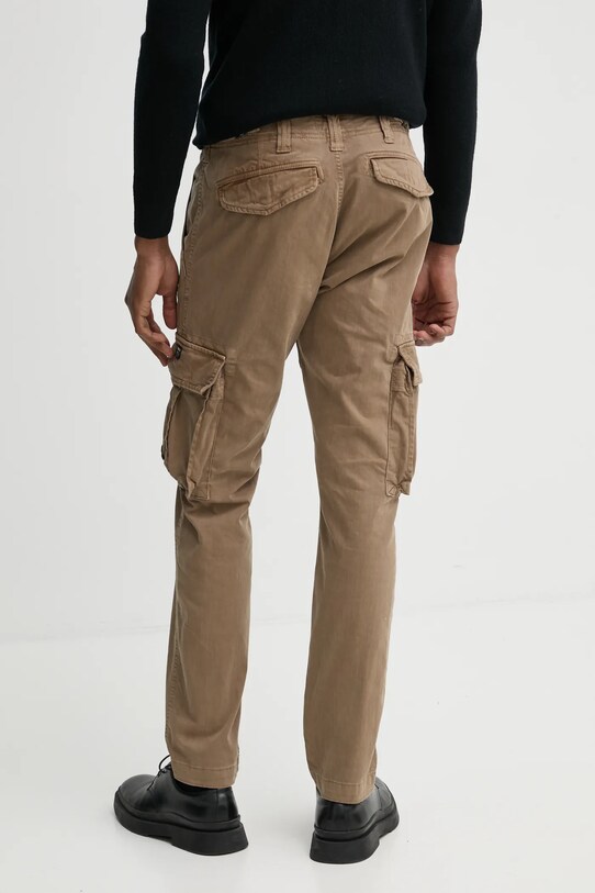 Odzież Superdry spodnie M7011132A.9VF beżowy