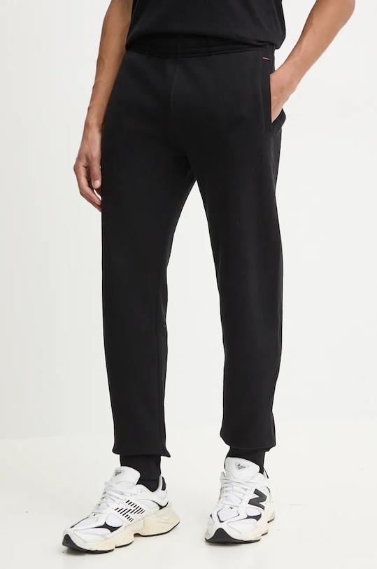 Superdry pantaloni della tuta maglia nero M7011170A.02A