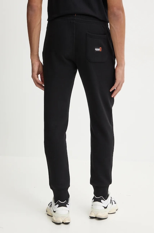 Abbigliamento Superdry pantaloni della tuta M7011170A.02A nero