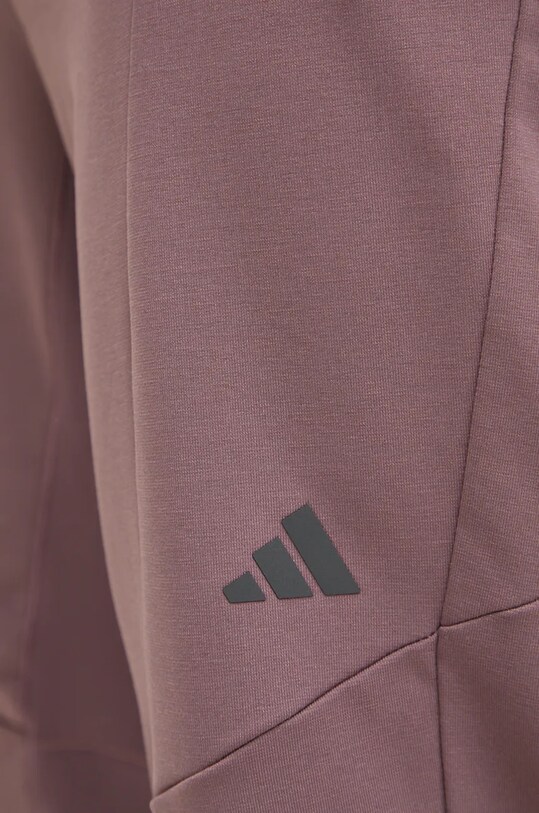 adidas Performance pantaloni de antrenament Designed for Training roz JE8032