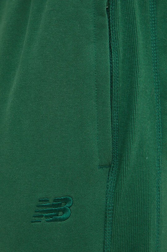 New Balance pantaloni de trening din bumbac verde MP41508NWG