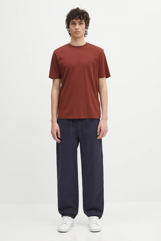 Βαμβακερό παντελόνι A.P.C. pantalon chuck COGEW.H08408 σκούρο μπλε