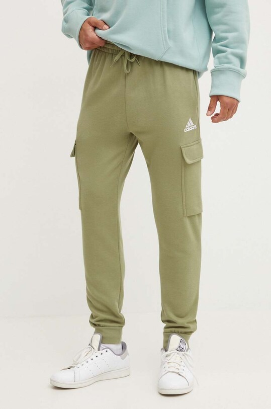 adidas pantaloni de trening tricotaj verde JI6424