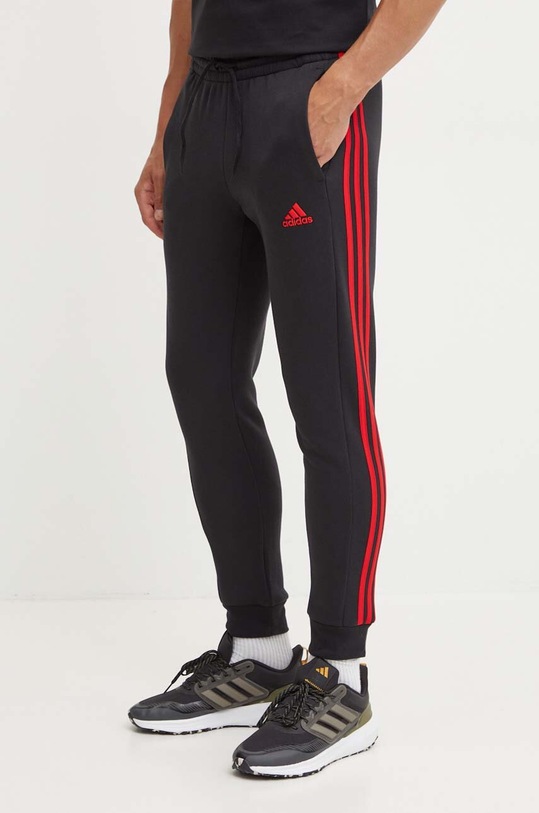 Tepláky adidas Essentials pletenina čierna JI6428