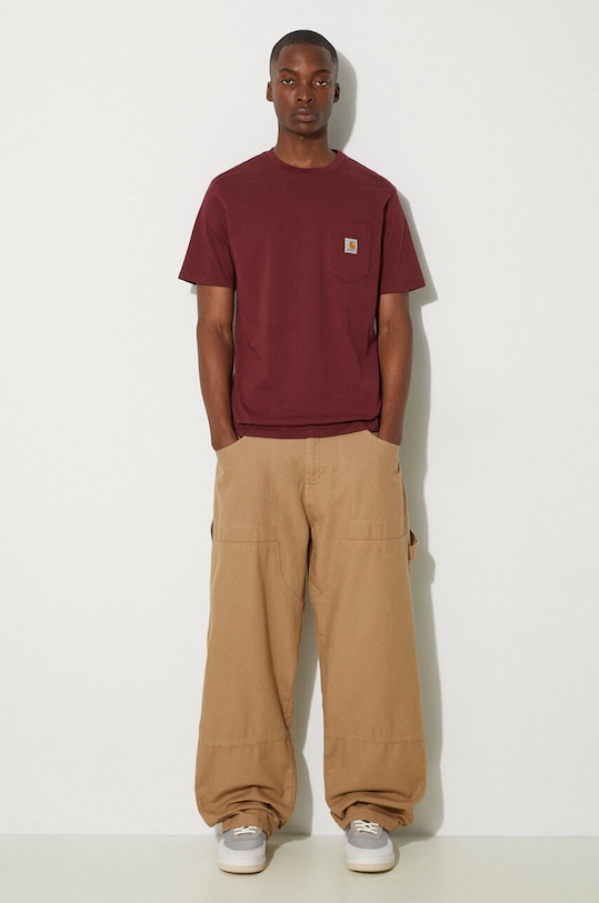 Pamučne hlače Alpha Industries Carpenter Pant 148202 bež AW24